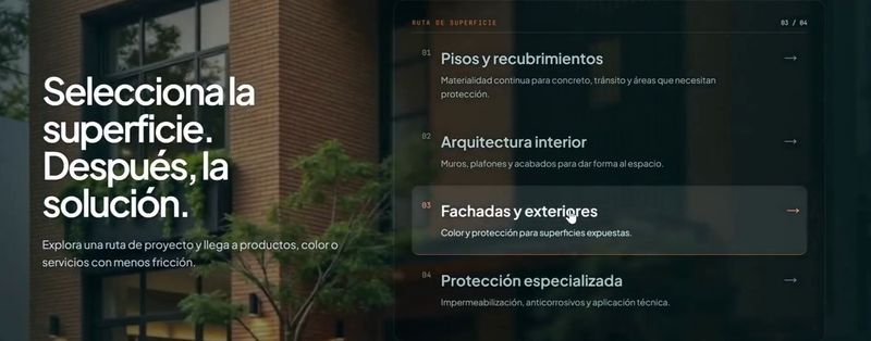 Elegir por la superficie: fachadas y exteriores