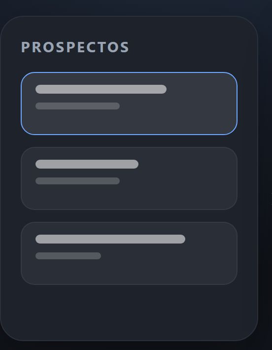 Esquema del CRM: prospectos